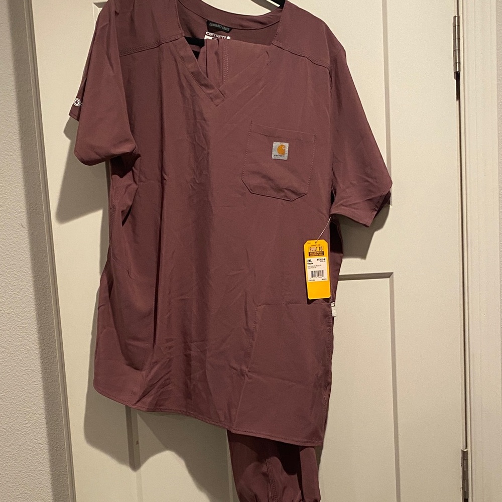 Carhartt Dusty Rose Scrub Set